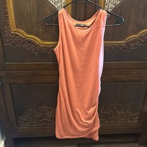 NEVER BEEN WORN. Summer Sleeveless Tank Dress Crew Neck Casual Ruched Bodycon
